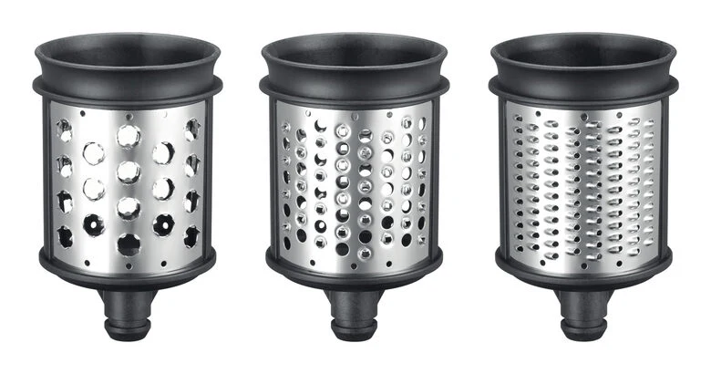 KitchenAid 5KSMEMVSC Set 3 cilindri di lame aggiuntivi per l'accessorio affettaverdure e grattugia 5KSMVSA