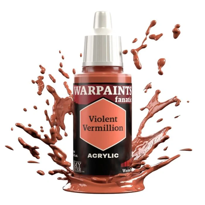 Warpaints Fanatic Acrylics - Violent Vermilion