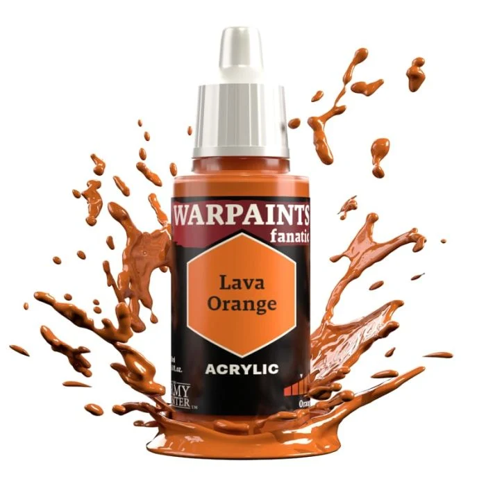 Warpaints Fanatic Acrylics - Lava Orange