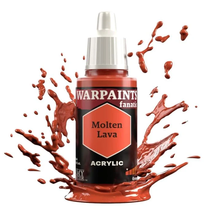 Warpaints Fanatic Acrylics - Molten Lava