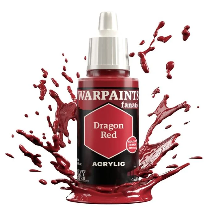 Warpaints Fanatic Acrylics - Dragon Red