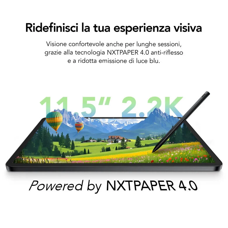 TCL NXTPAPER 11 Plus Mediatek 256 GB 29,2 cm (11.5") 8 GB Wi-Fi 5 (802.11ac) Android 15 Grigio