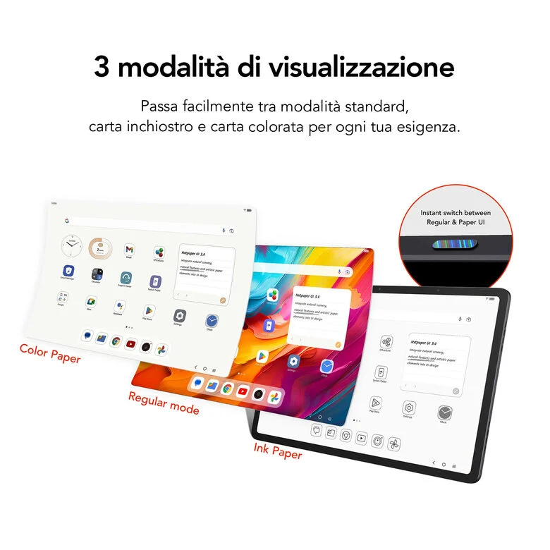 TCL NXTPAPER 11 Plus Mediatek 256 GB 29,2 cm (11.5") 8 GB Wi-Fi 5 (802.11ac) Android 15 Grigio
