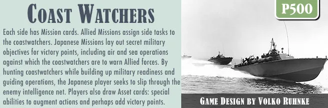 Coast Watchers - Allied Field Intelligence in the South Pacific, 1942-1943