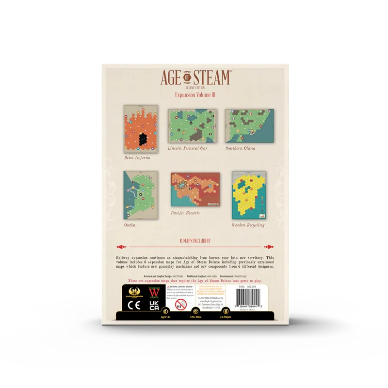 Age of Steam Deluxe - Expansion Volume III