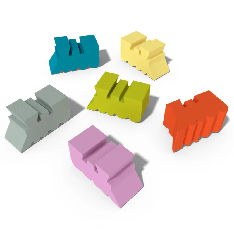 Age of Steam Deluxe - Wooden Locomotives (set of 150)