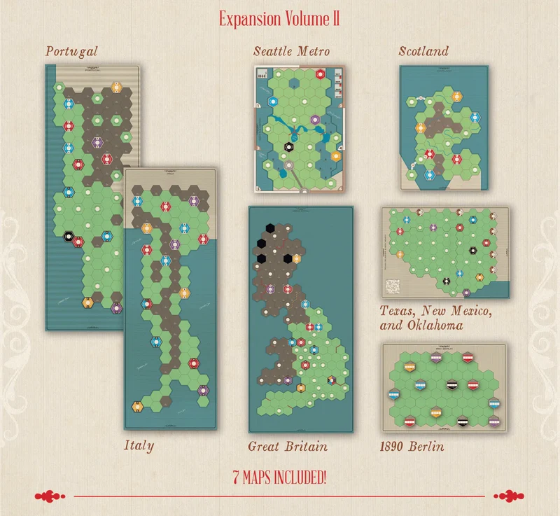 Age of Steam Deluxe - Expansion Volume II