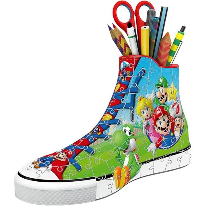 Puzzle 3D Sneaker Super Mario - 112 Pezzi